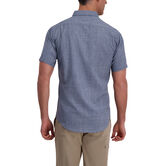 Solid Short Sleeved Shirt, Navy view# 2