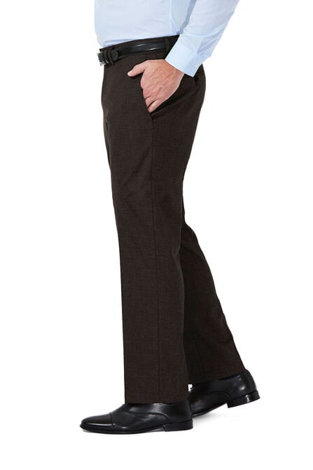 J.M. Haggar Premium Stretch Suit Pant, Chocolate view# 2
