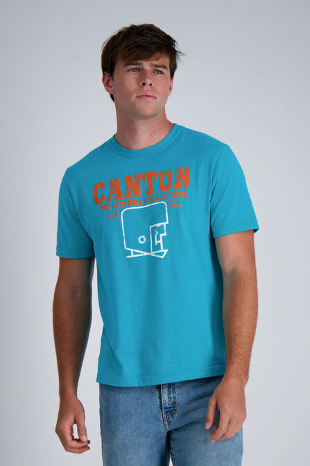Pro Football Hall of Fame X Haggar - Canton Graphic Tee,  Aqua Splash #470 view# 1
