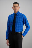 Smart Wash&trade; Dress Shirt - Blue Check,  view# 2