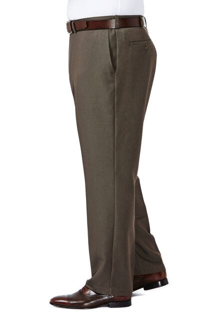 Big &amp; Tall Cool 18&reg; Heather Solid Pant, Heather Brown
