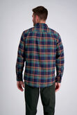Long Flannel Plaid Shirt,  view# 2