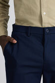Wrinkle Free Performance Khaki Pant, Dark Navy view# 5