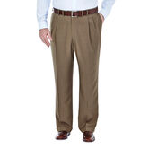 Big &amp; Tall E-CLO&trade; Stria Dress Pant, Khaki view# 1