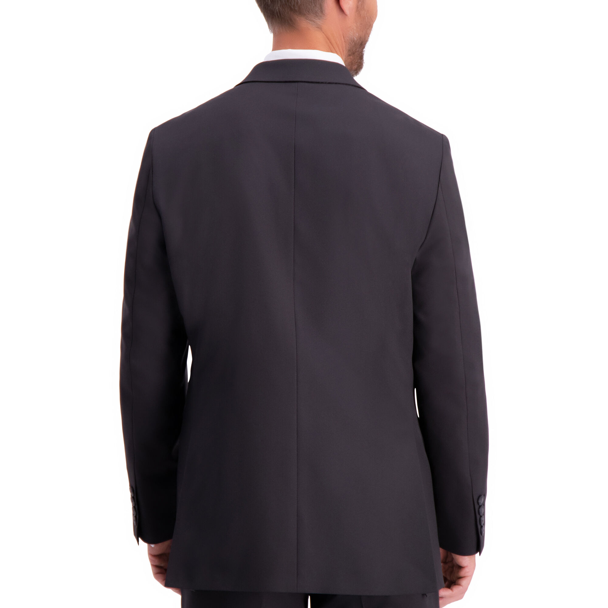 The Active Series™ Herringbone Suit Jacket, Black / Charcoal view# 2