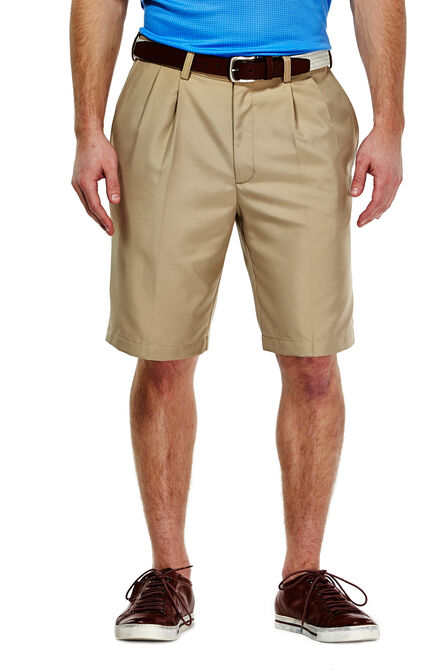 Cool 18&reg; Oxford Short, Tan view# 1