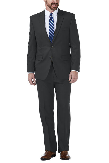 J.M. Haggar Grid Suit Jacket, Black / Charcoal view# 1