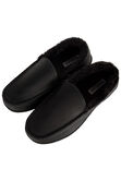 Smooth Venitian Slippers, Black view# 2