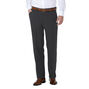 J.M. Haggar Premium Stretch Shadow Check Suit Pant, Black / Charcoal