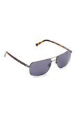 Square Double Bridge Sunglasses, Graphite view# 4