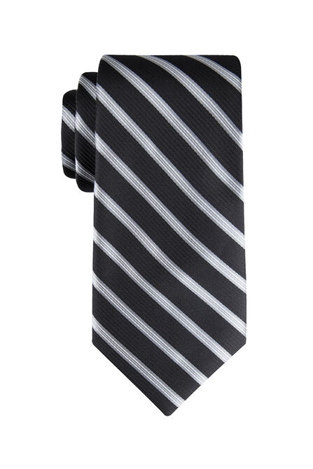 Track Stripe Tie, Black view# 1