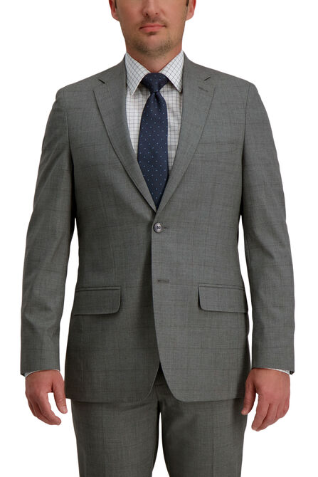 J.M. Haggar Glen Plaid Windowpane Suit Jacket,  view# 3
