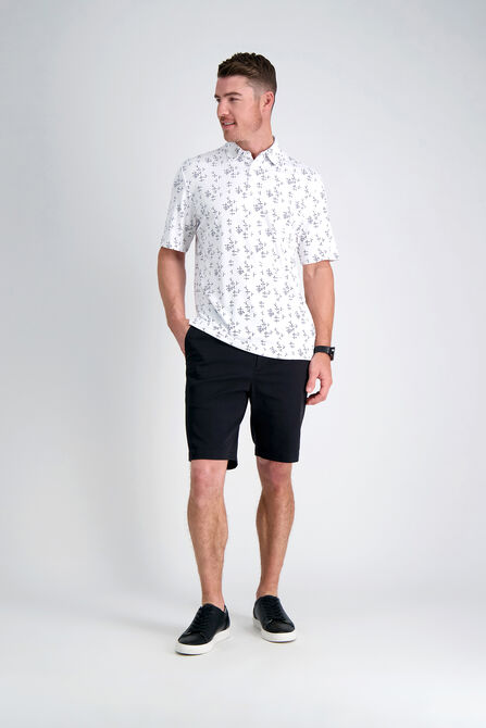 The Active Series&trade; Performance Ditsy Crosshatch Poly Polo , White view# 4