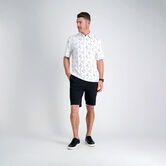 The Active Series&trade; Performance Ditsy Crosshatch Poly Polo , White view# 4