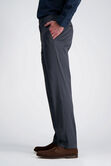 Wrinkle Free Performance Khaki Pant, Dark Grey view# 3