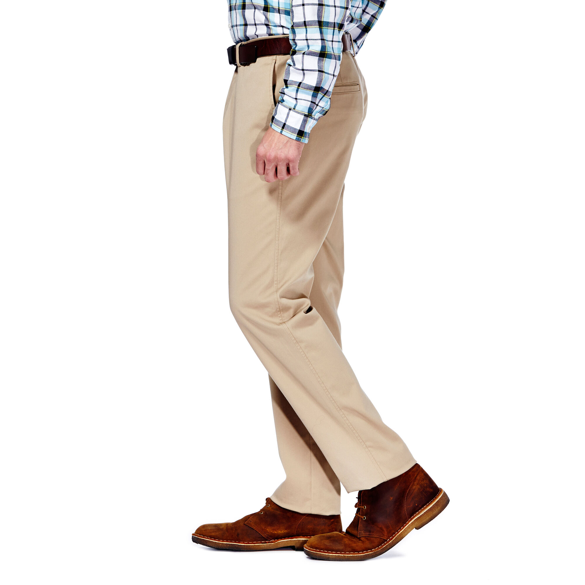 Haggar life khaki slim fit hot sale
