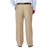 Big &amp; Tall Performance Microfiber Slacks, Tan view# 3