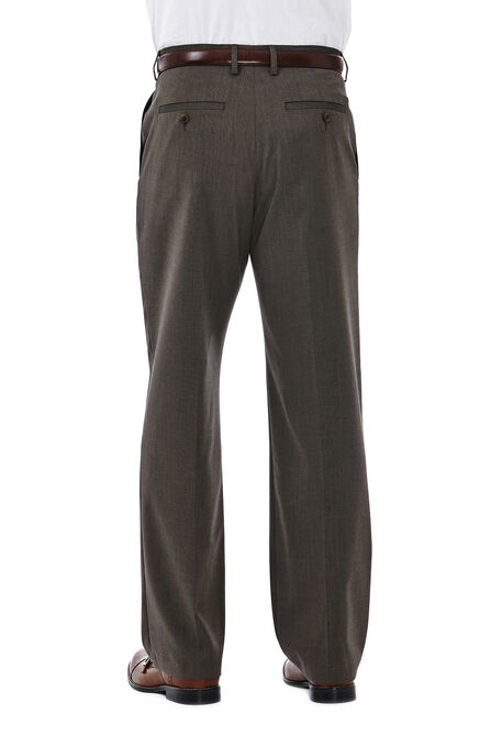 Premium Stretch Solid Dress Pant, Medium Brown view# 3