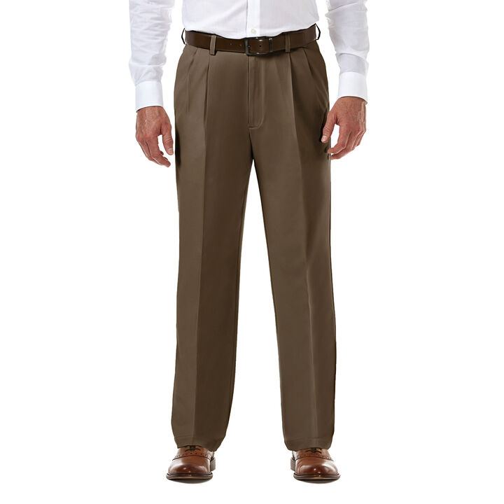 Cool 18 Pro Pant| Classic Fit, Pleat Front, Stretch, No Iron | Haggar.com