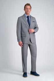 J.M. Haggar Micro Dobby Suit Jacket, Grey, hi-res