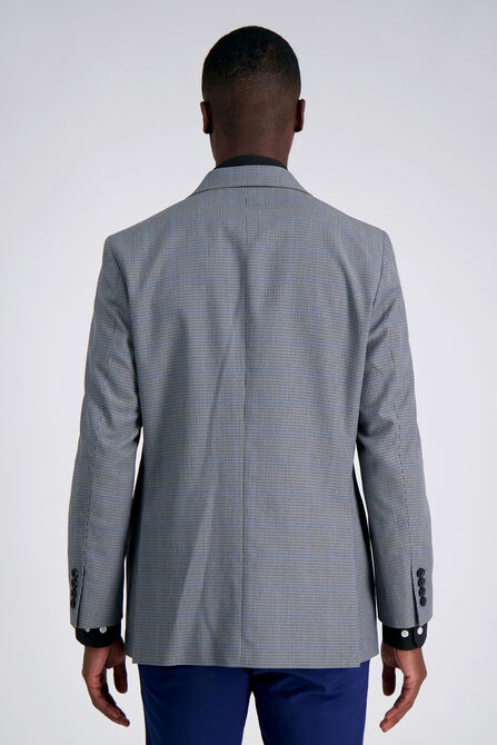 J.M. Haggar Houndstooth Windowpane Sport Coat, Med Grey view# 2