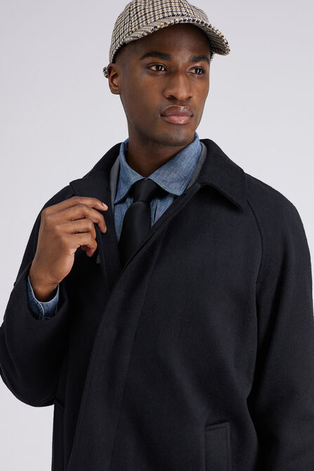 J.M. Haggar Overcoat, Black view# 4