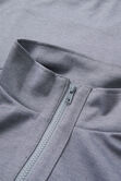 Full Zip Pique, Heather Grey view# 5