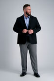 The Active Series&trade; Big &amp; Tall Stretch Gabardine Sport Coat, Black view# 3