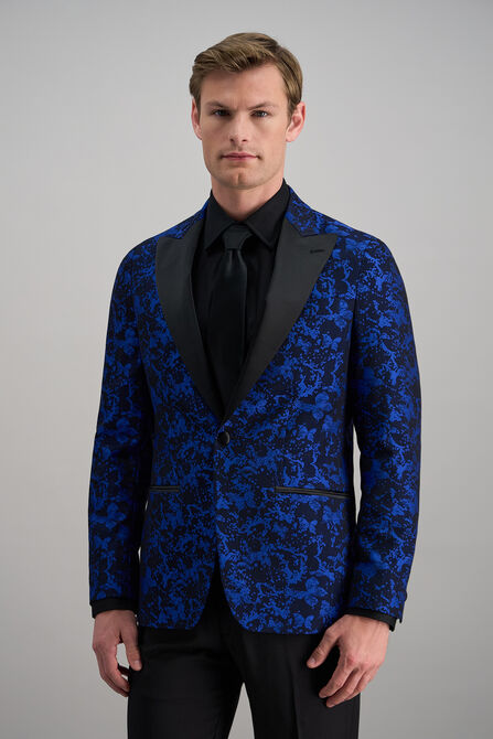 J.M. Haggar Floral Butterfly Camo Sport Coat, Cool Blue view# 1