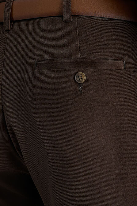 Stretch Corduroy Pant, Heather Brown view# 2