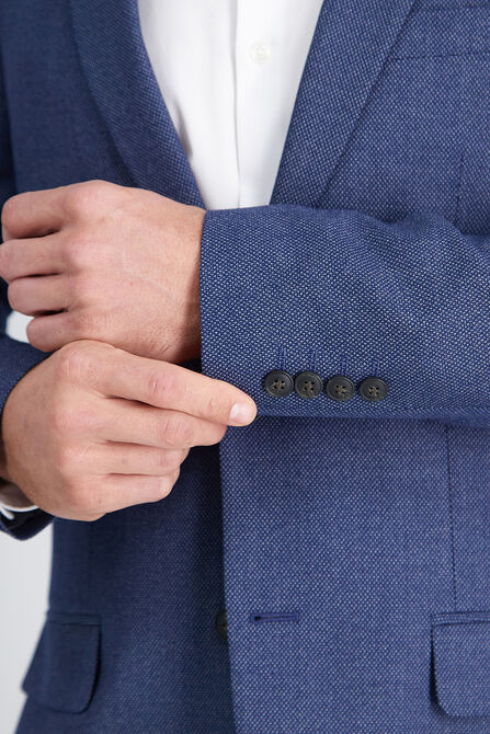 Birdseye Sport Coat, Navy view# 4