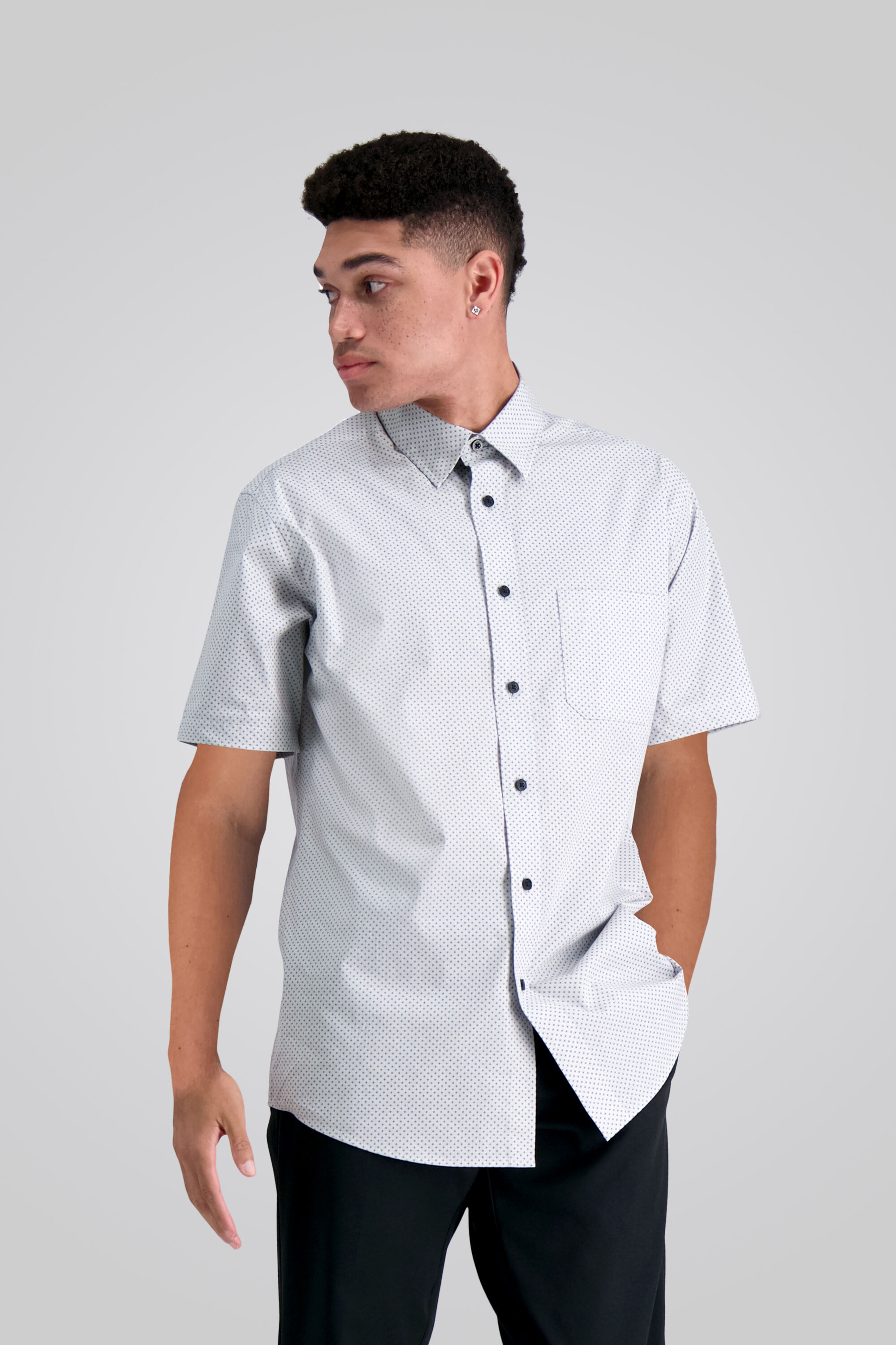 Men s Casual Shirts Polos Button Up Men s Shirt Haggar