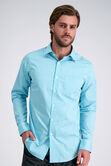 Aqua Plaid Premium Comfort Dress Shirt, Aqua view# 1