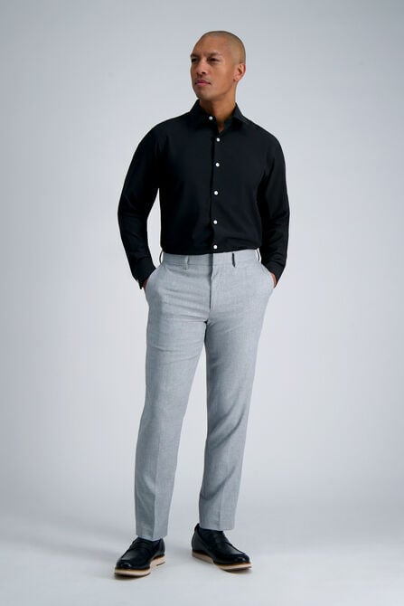 Smart Wash&reg; Dress Shirt - Black,  view# 3