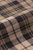 Long Sleeve Flannel Plaid Shirt, Mocha view# 5