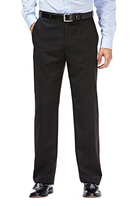Suit Separates Pant - Flat Front, Black view# 1