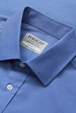 Cotton Dress Shirt -  Blue Dobby, Cobalt view# 4