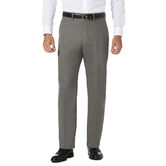 J.M. Haggar Dress Pant - Sharkskin, Med Grey view# 1