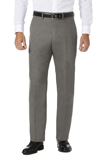 J.M. Haggar Dress Pant - Sharkskin, Med Grey view# 1