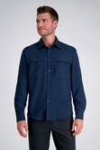 The Active Series&trade; Long Sleeve Solid Hike Shirt, Navy view# 1