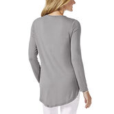 Long Sleeve Scoop Neck Top,  view# 6