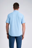 Pique Button Shirt, BLUE view# 2