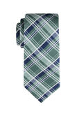 Block Plaid Tie, Sage view# 1