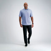 2-Color Pique Polo, BLUE view# 4