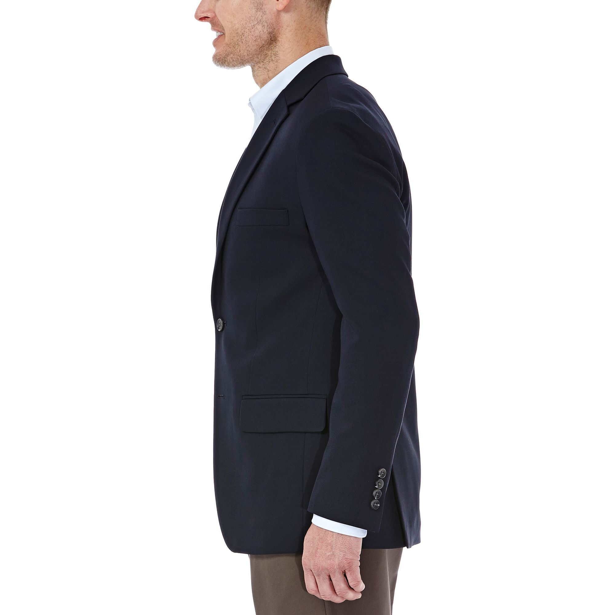 Haggar Clothing Mens Tailored Fit In Motion Blazer