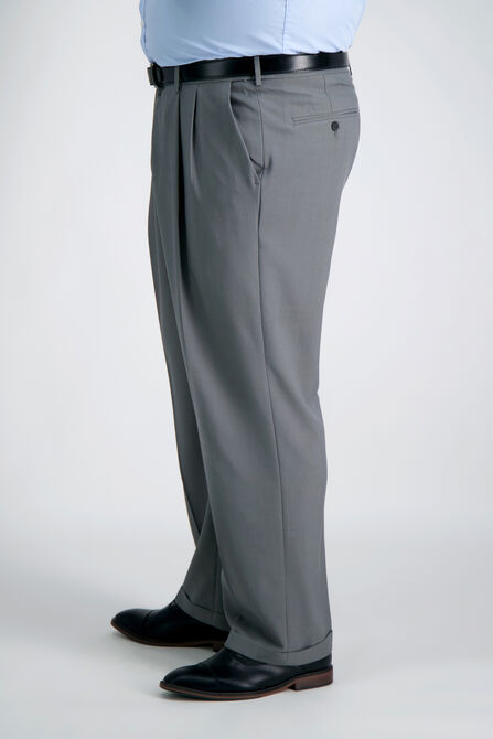 Big &amp; Tall Premium Comfort Dress Pant, Medium Grey view# 3