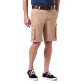 Canvas Cargo Short, Khaki view# 1