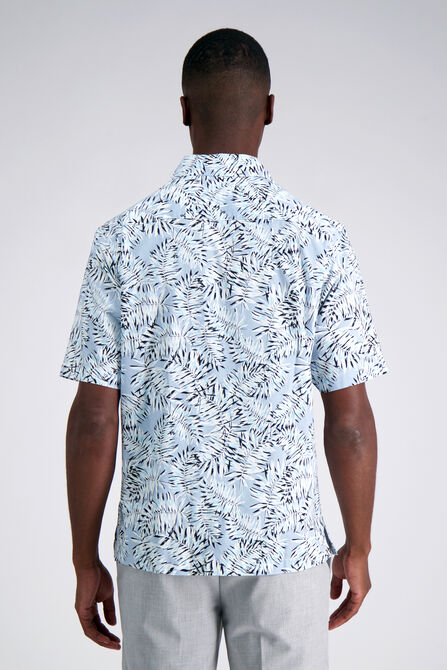 Short Sleeve Camp Shirt, BLUE view# 2