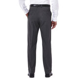Premium Stretch Tic Weave Dress Pant, Black / Charcoal view# 3