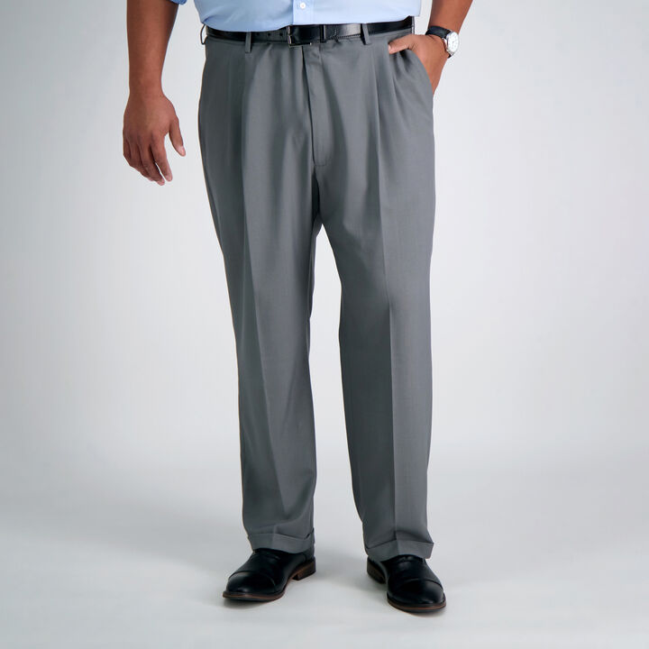 Big & Tall Premium Comfort Dress Pant, Medium Grey open image in new window